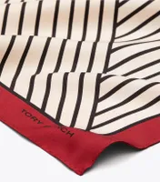 Illusion Stripe Silk Neckerchief