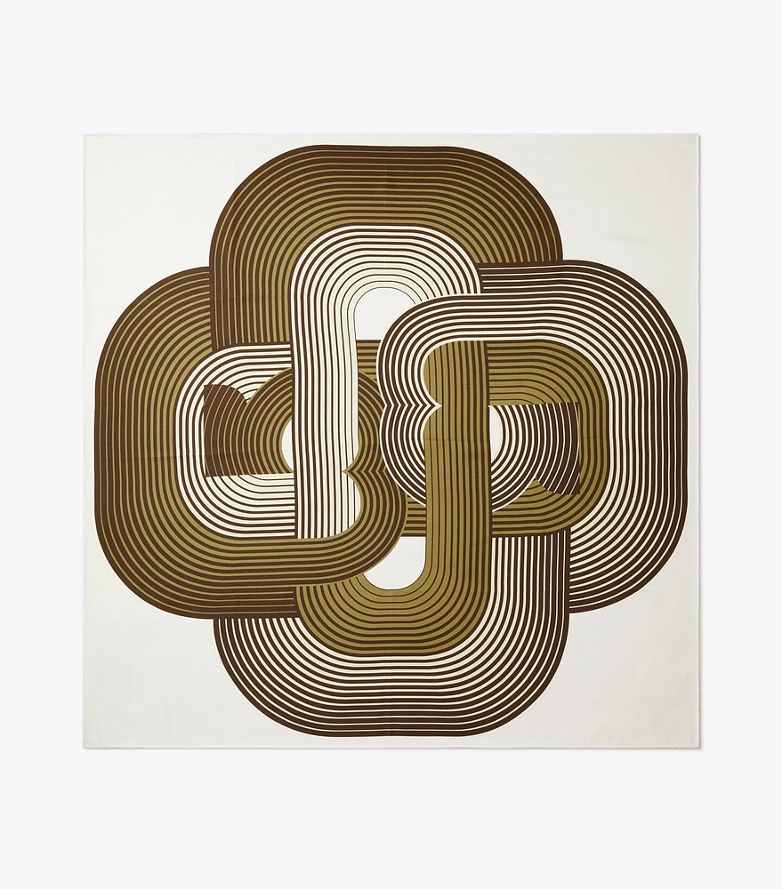 Infinite T Silk Square Scarf