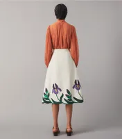 Iris Embroidered Skirt