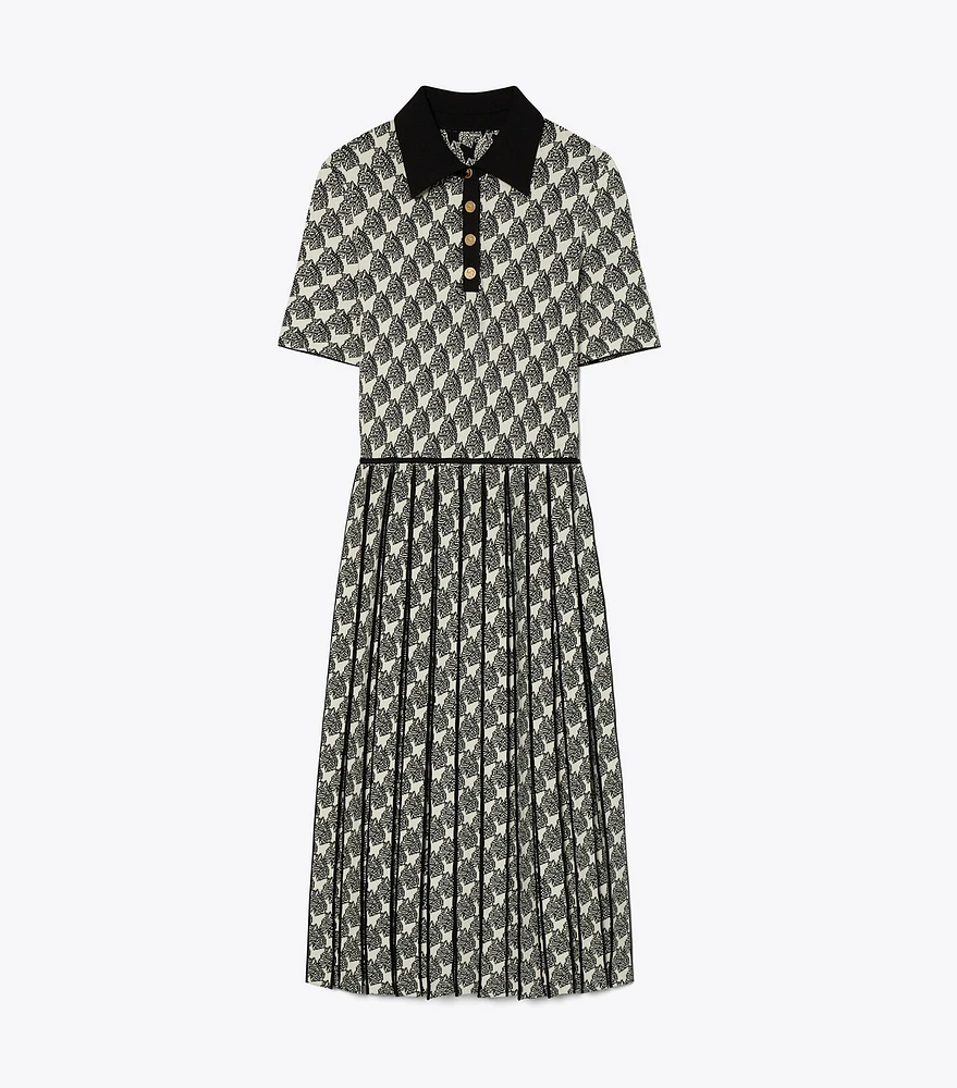 Jacquard Polo Dress