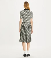 Jacquard Polo Dress