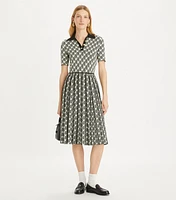 Jacquard Polo Dress