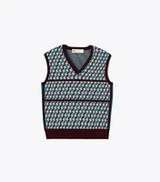 Jacquard Sweater Vest