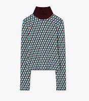 Jacquard Turtleneck