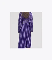 Jacquard Wrap Dress