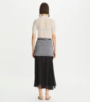 Jersey Chiffon Skirt
