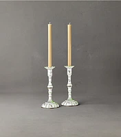 Jolie Fleur Candlesticks, Set Of 2