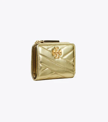 Kira Chevron Metallic Bi-Fold Wallet
