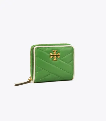 Tory Burch Kira Chevron Card Case Sycamore (Green)