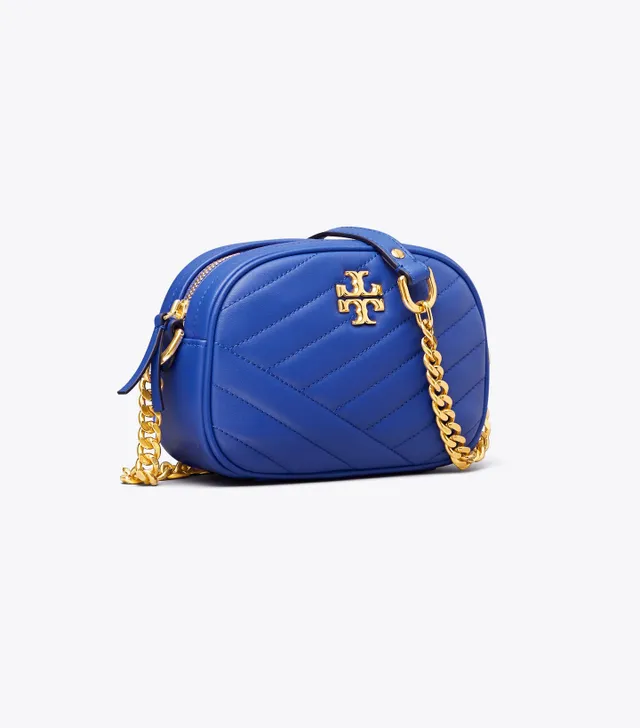 Tory Burch Tory Burch SMALL KIRA CHEVRON RAFFIA CAMERA BAG 498.00