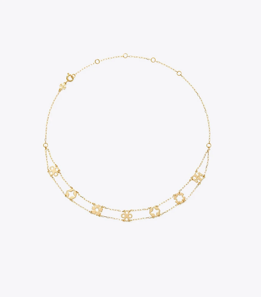 Kira Clover Choker Necklace