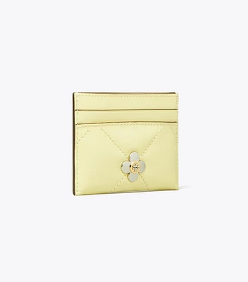 Kira Clover Diamond Quilt Card Case