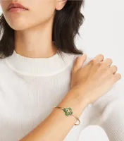 Kira Clover Enamel Hinge Bracelet