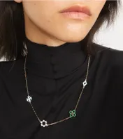 Kira Clover Enamel Necklace