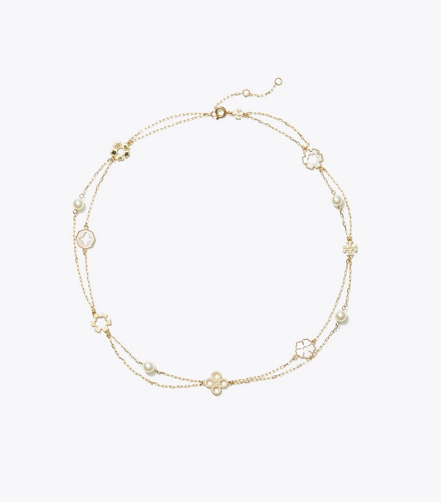 Kira Clover Layered Necklace