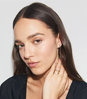 Kira Clover Mother-Of-Pearl Stud Earrings