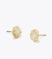 Kira Clover Mother-Of-Pearl Stud Earrings