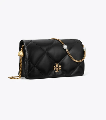 Kira Diamond Quilt Charm Crossbody