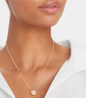 Kira Enamel Pendant Necklace