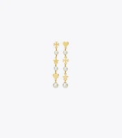 Kira Linear Pearl Earring