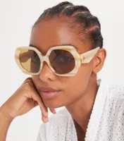 Kira Oversized Geometric Sunglasses