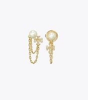 Kira Pearl Chain Earring