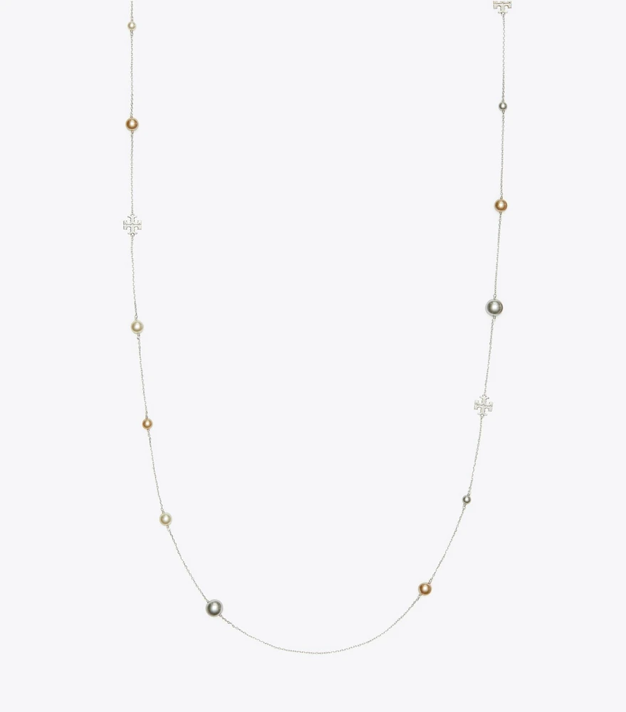 Kira Pearl Delicate Long Necklace