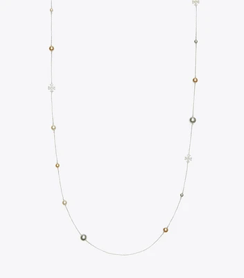 Kira Pearl Delicate Long Necklace