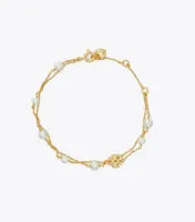 Kira Pearl Double-Strand Bracelet