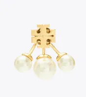 Kira Pearl Front-Back Earring