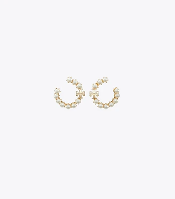 Kira Pearl Loop Earring