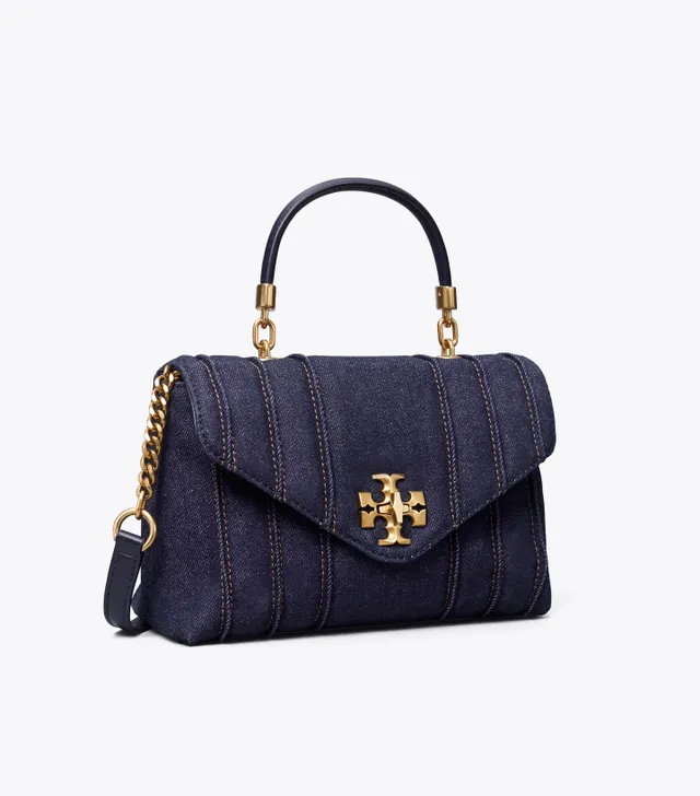 Tory Burch Kira Quilted Catchel Toasted Sesame Color