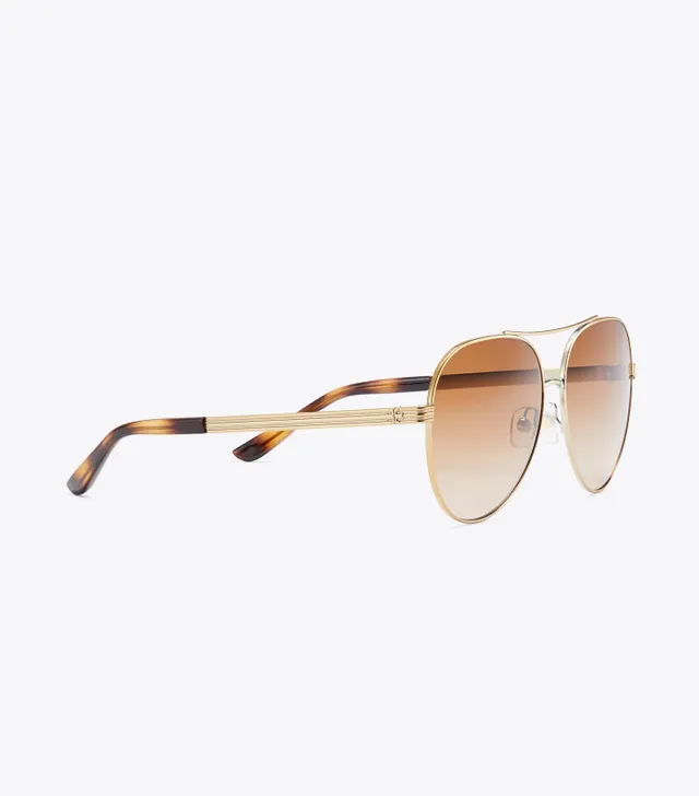 Tory Burch Kira Pilot Sunglasses