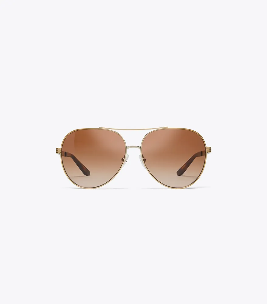 Tory Burch Kira Pilot Sunglasses