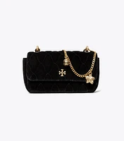 Kira Velvet Mini Flap Bag