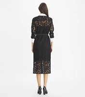 Lace Shirtdress