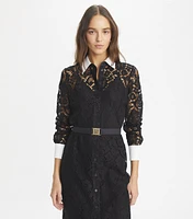 Lace Shirtdress