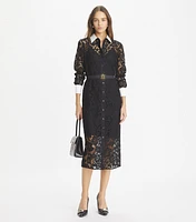 Lace Shirtdress