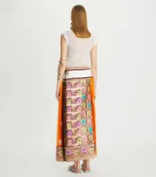 Layered Varanasi Brocade Skirt