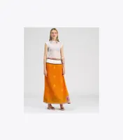 Layered Varanasi Brocade Skirt