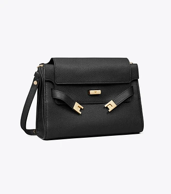 Lee Radziwill Pebbled Shoulder Bag