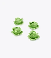 Lettuce Ware Card Holders, Set Of 4