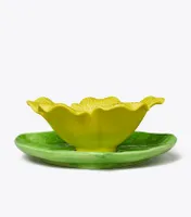 Lily Pad Bowl And Plate Set