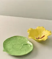 Lily Pad Bowl And Plate Set