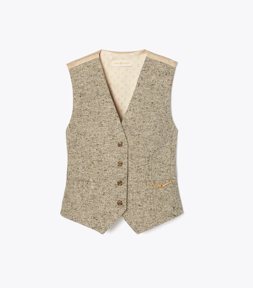 Linen Wool Vest