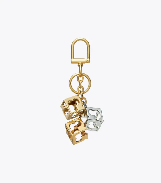 Puffed Up Logo Key Ring: Women's Designer Bag Charms & Key Rings