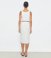 Logo Lace Skirt