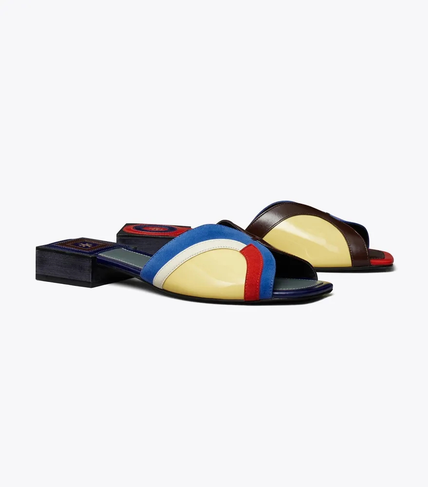 Marquetry Slide Sandal