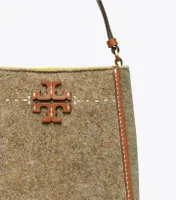 McGraw Felt Small Bucket Bag