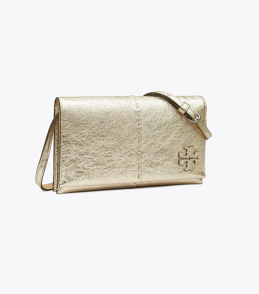 McGraw Metallic Wallet Crossbody